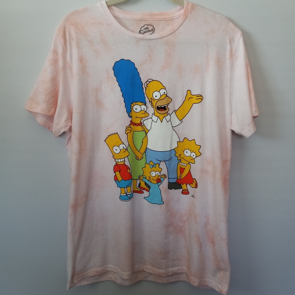 The Simpsons Tie Dye Graphic Tee